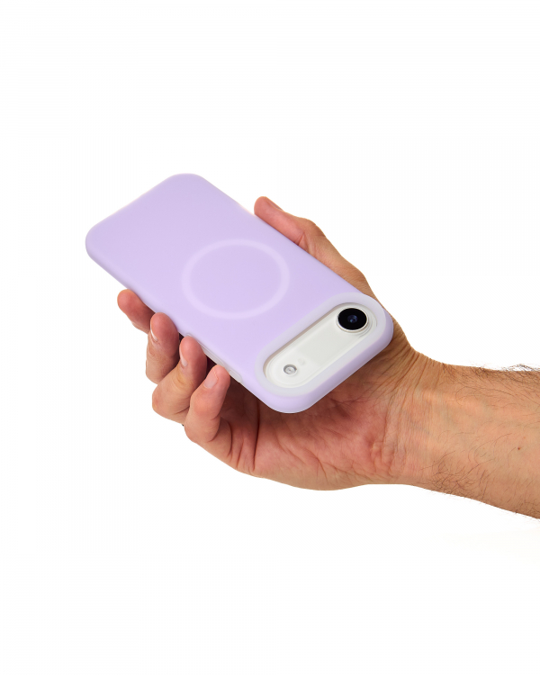 Чехол Liquid Silicone Full с поддержкой MagSafe для iPhone 17 AIR violet