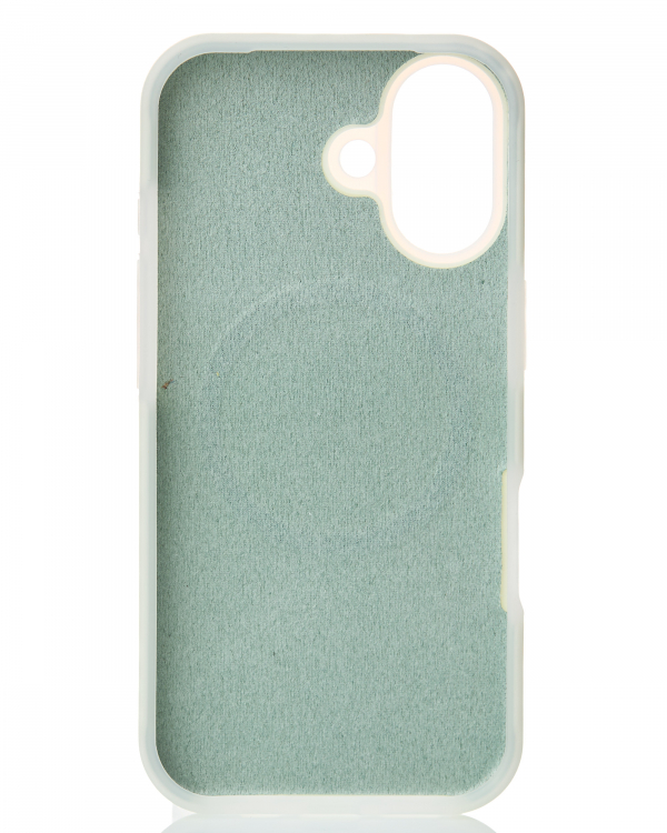 Чехол Liquid Silicone Full с поддержкой MagSafe для iPhone 17 mint