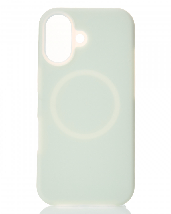 Чехол Liquid Silicone Full с поддержкой MagSafe для iPhone 17 mint