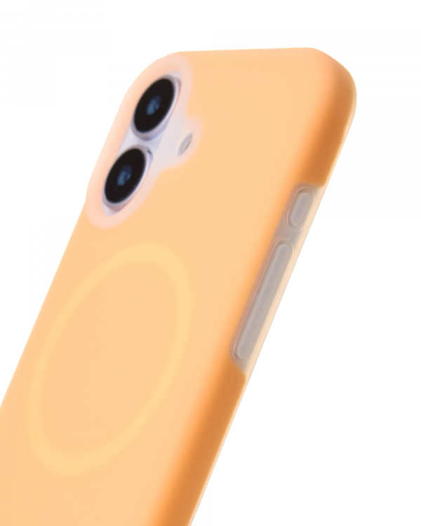 Чехол Liquid Silicone Full с поддержкой MagSafe для iPhone 17 orange