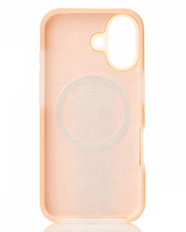 Чехол Liquid Silicone Full с поддержкой MagSafe для iPhone 17 orange