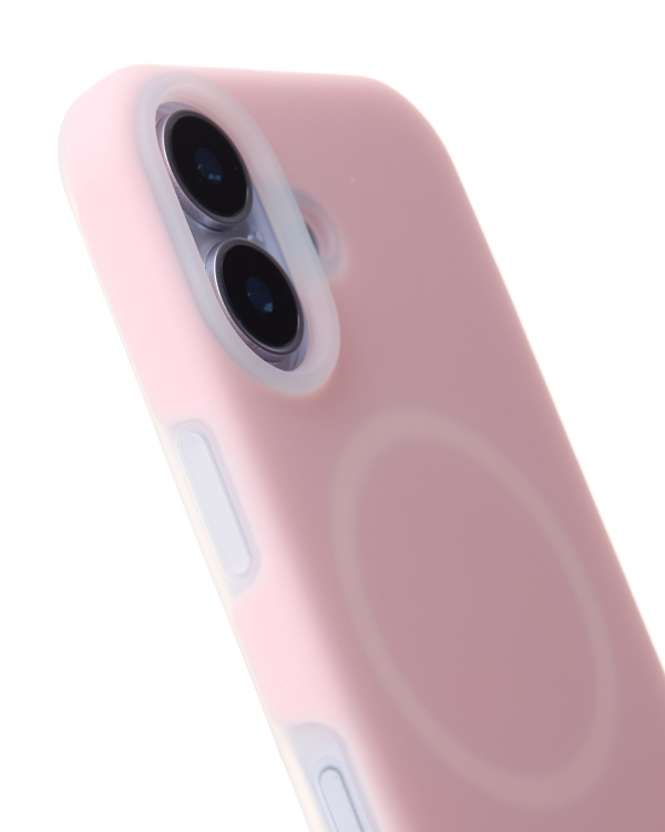 Чехол Liquid Silicone Full с поддержкой MagSafe для iPhone 17 pink
