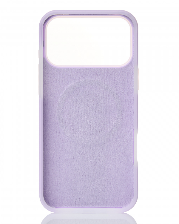 Чехол Liquid Silicone Full с поддержкой MagSafe для iPhone 17 Pro violet