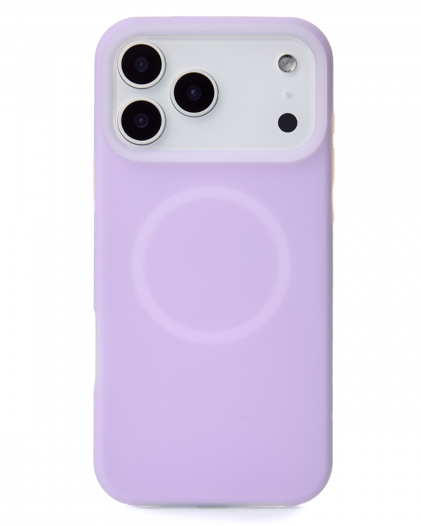 Чехол Liquid Silicone Full с поддержкой MagSafe для iPhone 17 Pro violet