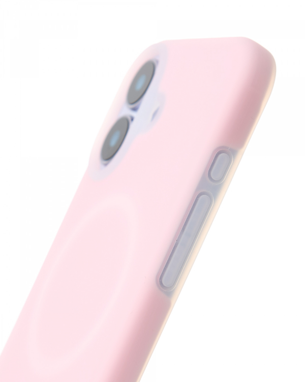 Чехол Liquid Silicone Full с поддержкой MagSafe для iPhone 17 pink