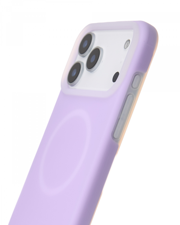 Чехол Liquid Silicone Full с поддержкой MagSafe для iPhone 17 Pro violet