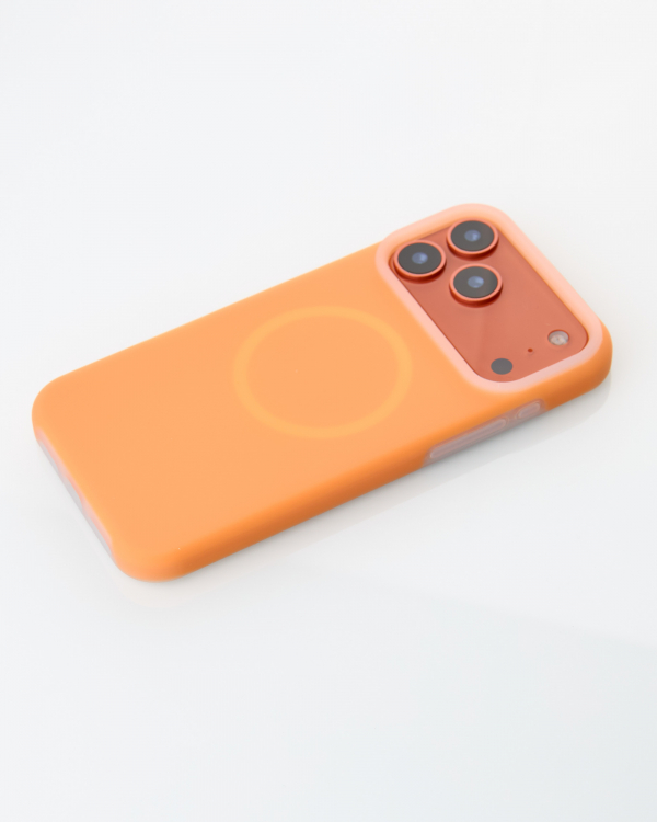 Чехол Liquid Silicone Full с поддержкой MagSafe для iPhone 17 Pro Max orange