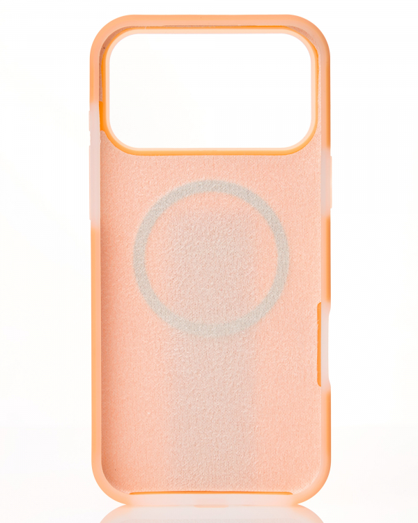 Чехол Liquid Silicone Full с поддержкой MagSafe для iPhone 17 Pro Max orange