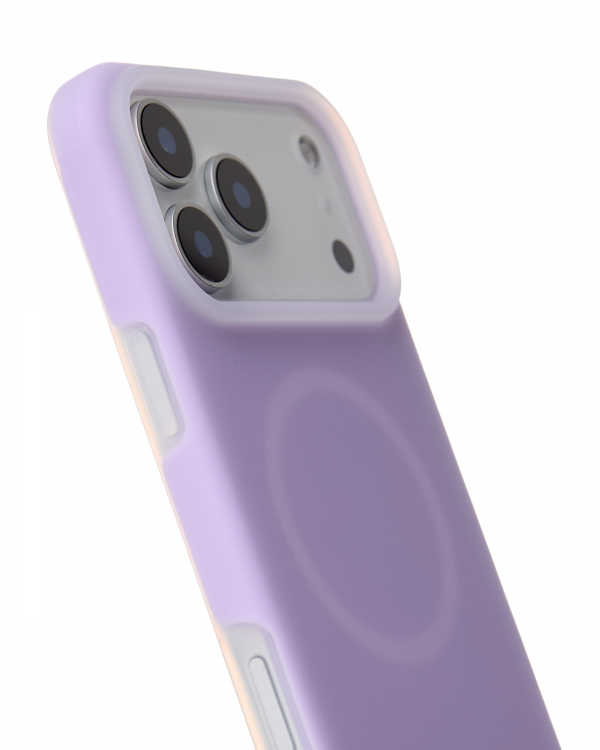 Чехол Liquid Silicone Full с поддержкой MagSafe для iPhone 17 Pro Max violet