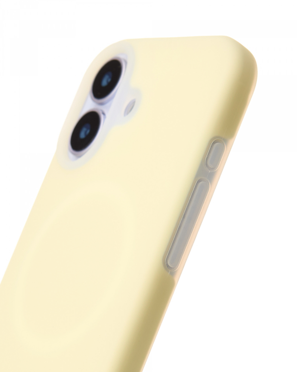 Чехол Liquid Silicone Full с поддержкой MagSafe для iPhone 17 sunglow