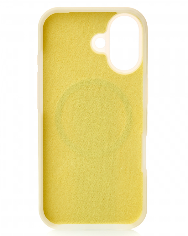 Чехол Liquid Silicone Full с поддержкой MagSafe для iPhone 17 sunglow