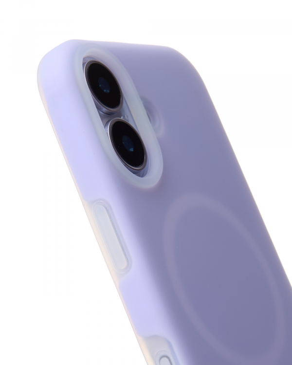 Чехол Liquid Silicone Full с поддержкой MagSafe для iPhone 17 violet
