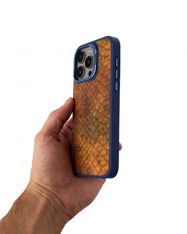 Чехол SNAKE для iPhone 15 Pro синий