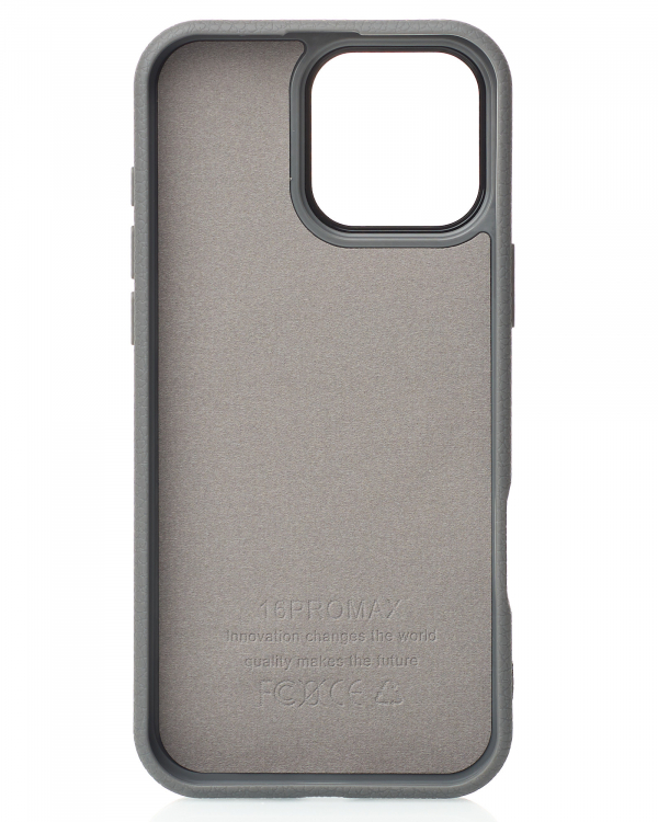 Чехол MagSafe Beats Case Leather Textured для iPhone 16 Pro Max stone gray