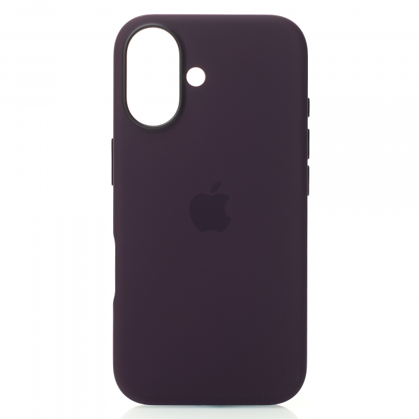 Силиконовый чехол OrigCase "Colors" with MagSafe для iPhone 16 Plum