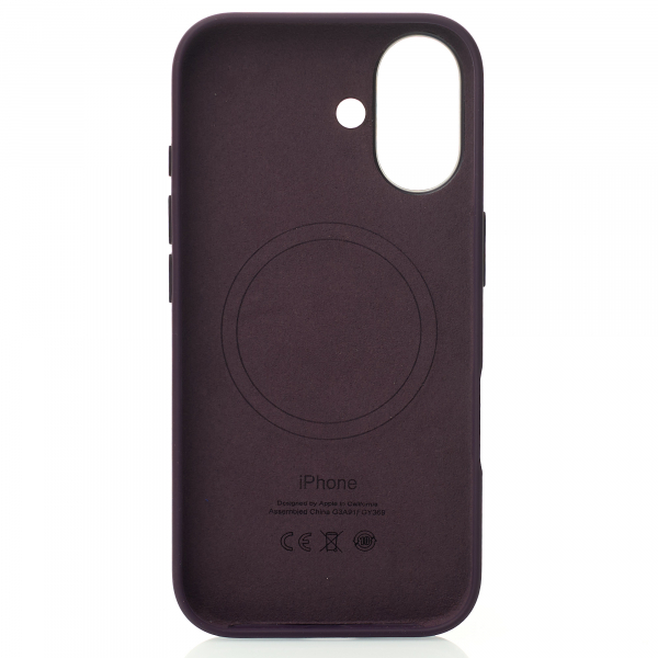 Силиконовый чехол OrigCase "Colors" with MagSafe для iPhone 16 Plum