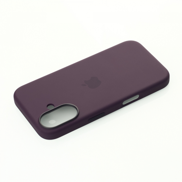 Силиконовый чехол OrigCase "Colors" with MagSafe для iPhone 16 Plum