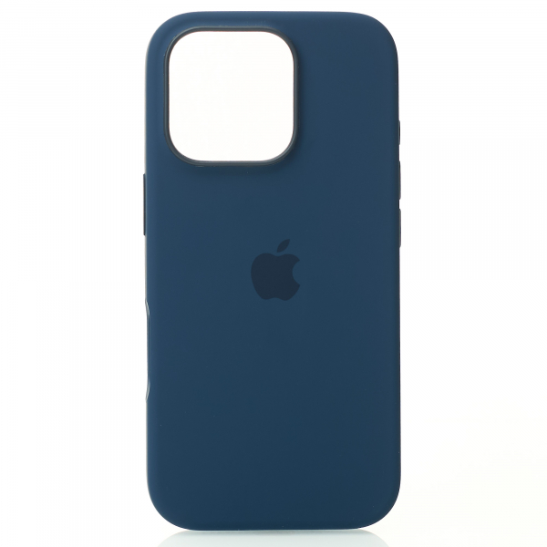 Силиконовый чехол OrigCase "Colors" with MagSafe для iPhone 16 Pro Denim