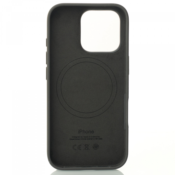 Силиконовый чехол OrigCase "Colors" with MagSafe для iPhone 16 Pro Stone Gray