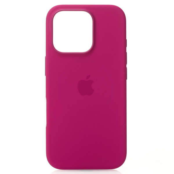 Силиконовый чехол OrigCase "Colors" with MagSafe для iPhone 16 Pro Fuchsia