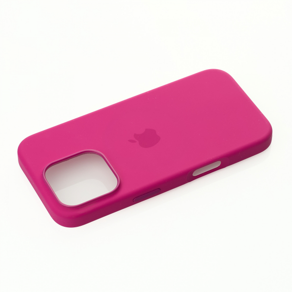 Силиконовый чехол OrigCase "Colors" with MagSafe для iPhone 16 Pro Fuchsia