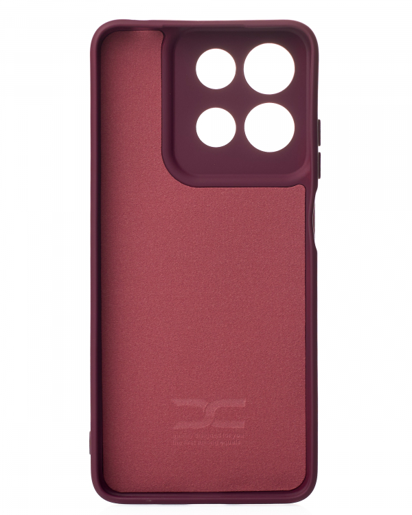 Силиконовый чехол SOFT Silicone Case для Motorola G15 Power (без лого) бордовый