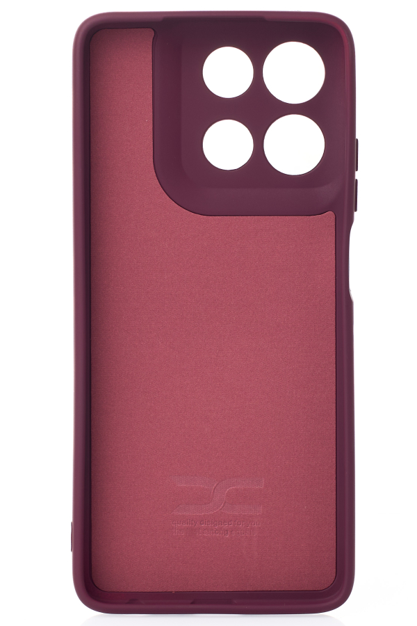 Силиконовый чехол SOFT Silicone Case для Motorola G56 (без лого) бордовый