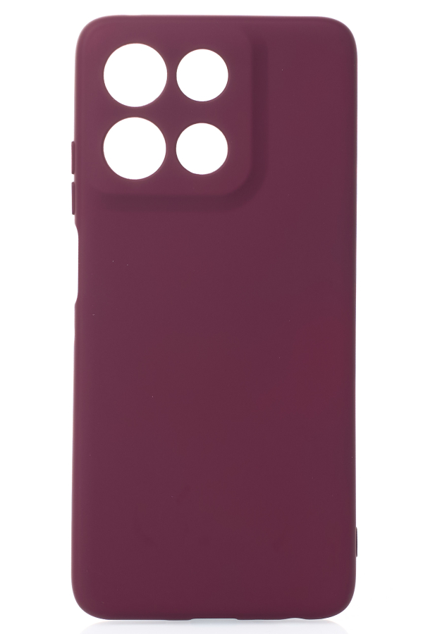 Силиконовый чехол SOFT Silicone Case для Motorola G56 (без лого) бордовый