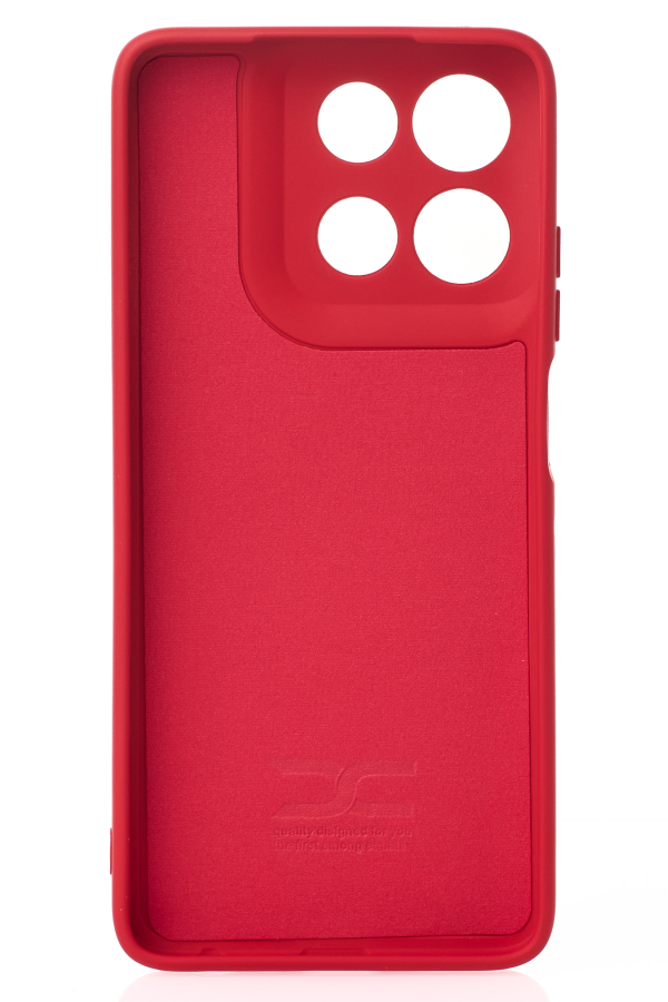 Силиконовый чехол SOFT Silicone Case для Motorola G56 (без лого) красный