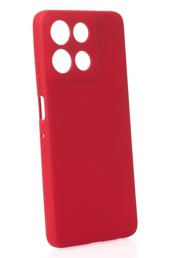 Силиконовый чехол SOFT Silicone Case для Motorola G56 (без лого) красный