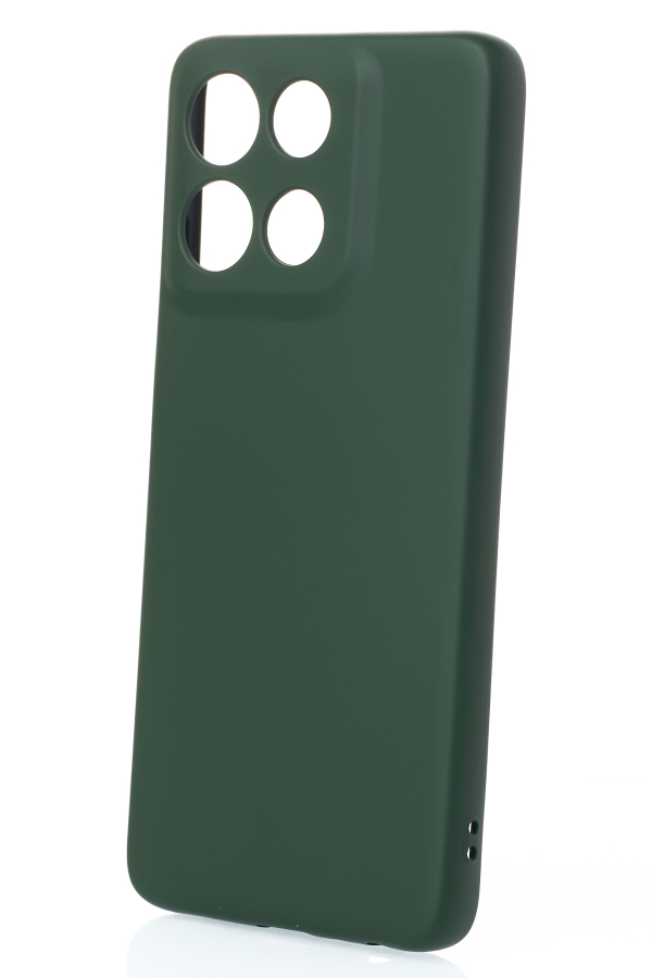 Силиконовый чехол SOFT Silicone Case для Motorola G56 (без лого) темно-зеленый