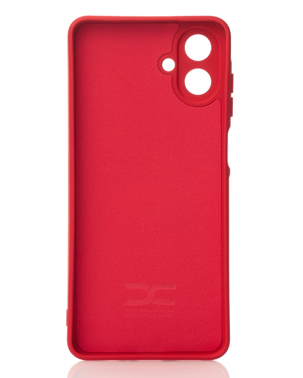 Силиконовый чехол SOFT Silicone Case для Samsung A07 (без лого) красный