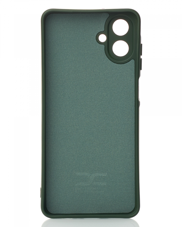 Силиконовый чехол SOFT Silicone Case для Samsung A07 (без лого) темно-зеленый
