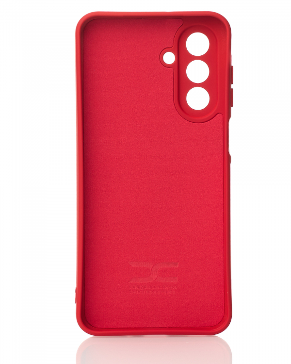 Силиконовый чехол SOFT Silicone Case для Samsung A17 (без лого) красный