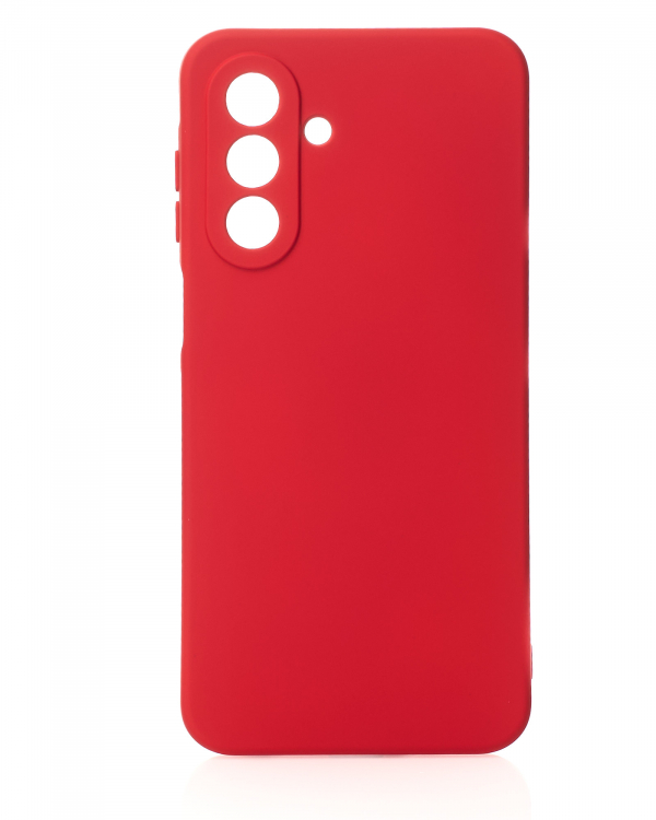 Силиконовый чехол SOFT Silicone Case для Samsung A17 (без лого) красный