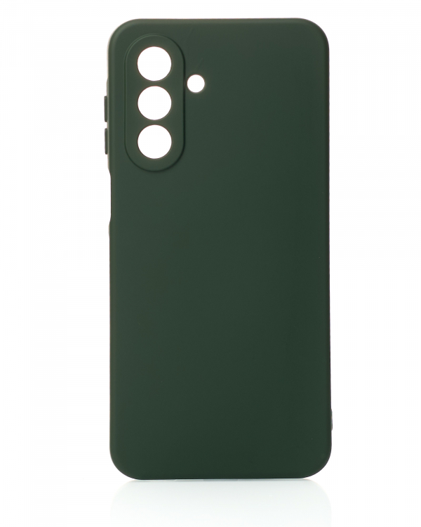 Силиконовый чехол SOFT Silicone Case для Samsung A17 (без лого) темно-зеленый