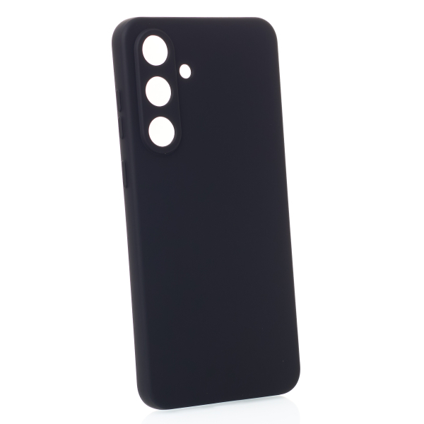 Силиконовый чехол SOFT Silicone Case для Samsung S25 FE (без лого) черный