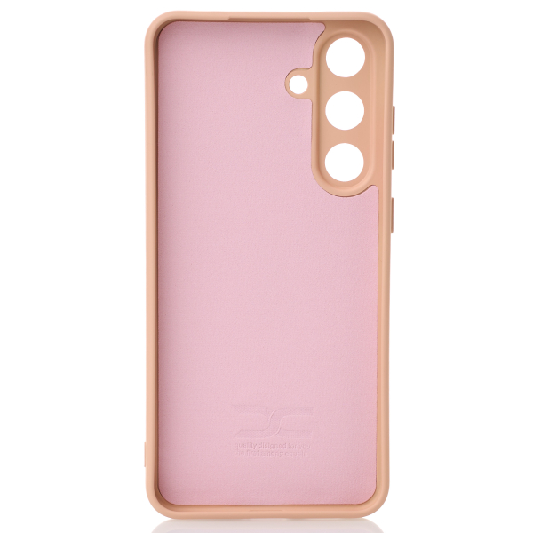 Силиконовый чехол SOFT Silicone Case для Samsung S25 FE (без лого) пудра