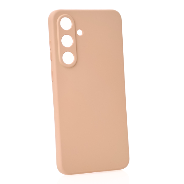 Силиконовый чехол SOFT Silicone Case для Samsung S25 FE (без лого) пудра