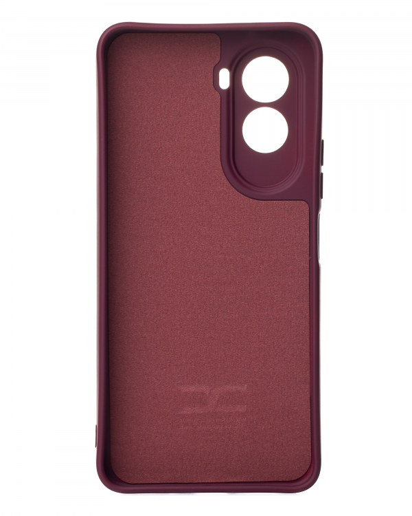 Силиконовый чехол SOFT Silicone Case для Xiaomi Poco M7 4G (без лого) бордовый