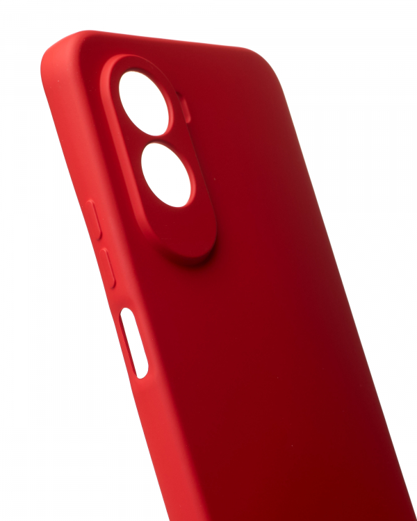 Силиконовый чехол SOFT Silicone Case для Xiaomi Poco M7 4G (без лого) красный
