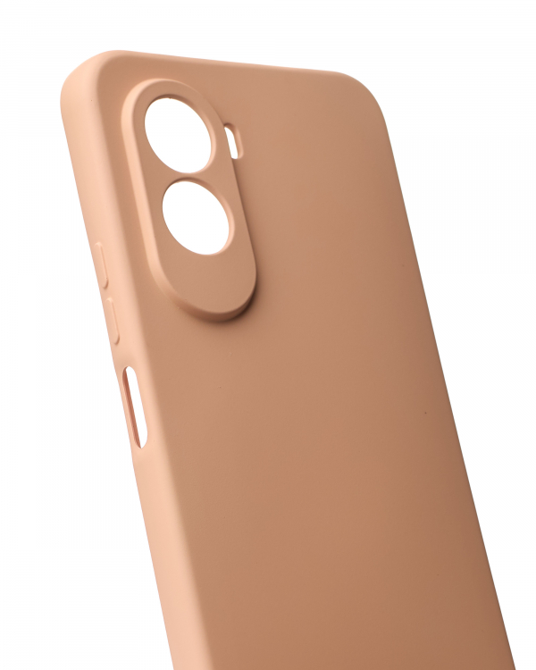 Силиконовый чехол SOFT Silicone Case для Xiaomi Poco M7 4G (без лого) пудра
