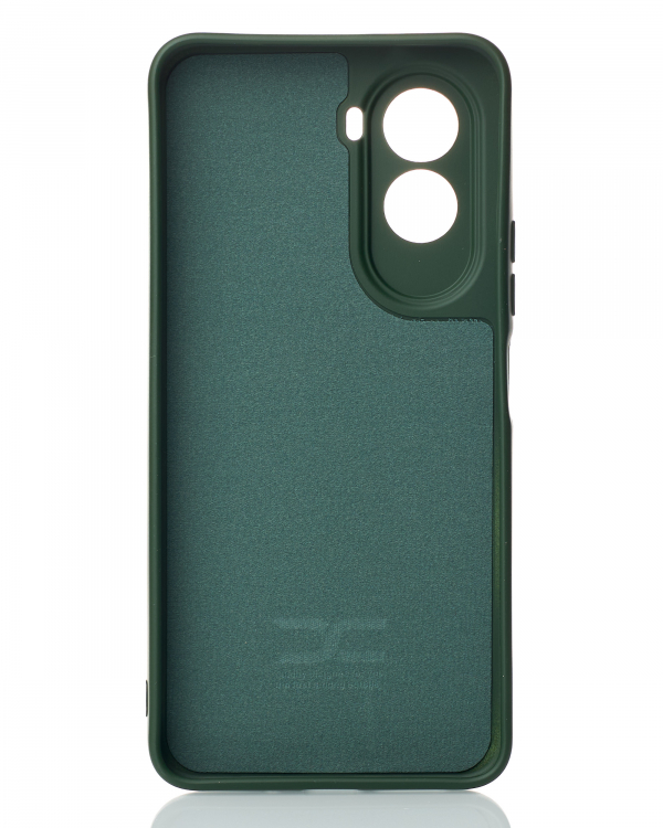 Силиконовый чехол SOFT Silicone Case для Xiaomi Poco M7 4G (без лого) темно-зеленый