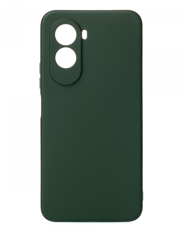 Силиконовый чехол SOFT Silicone Case для Xiaomi Poco M7 4G (без лого) темно-зеленый