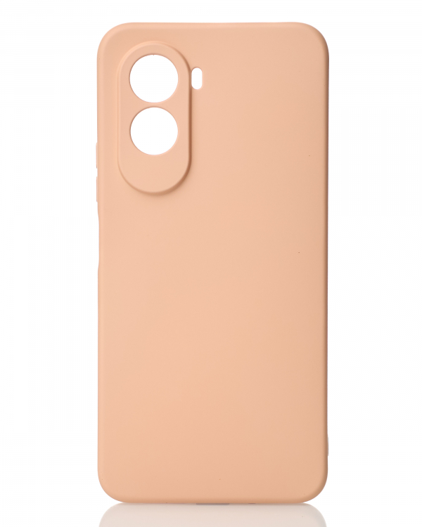 Силиконовый чехол SOFT Silicone Case для Xiaomi Poco M7 Plus 4G (без лого) пудра