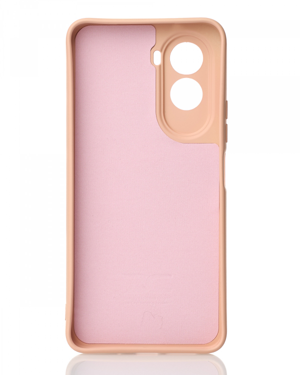 Силиконовый чехол SOFT Silicone Case для Xiaomi Poco M7 Plus 4G (без лого) пудра