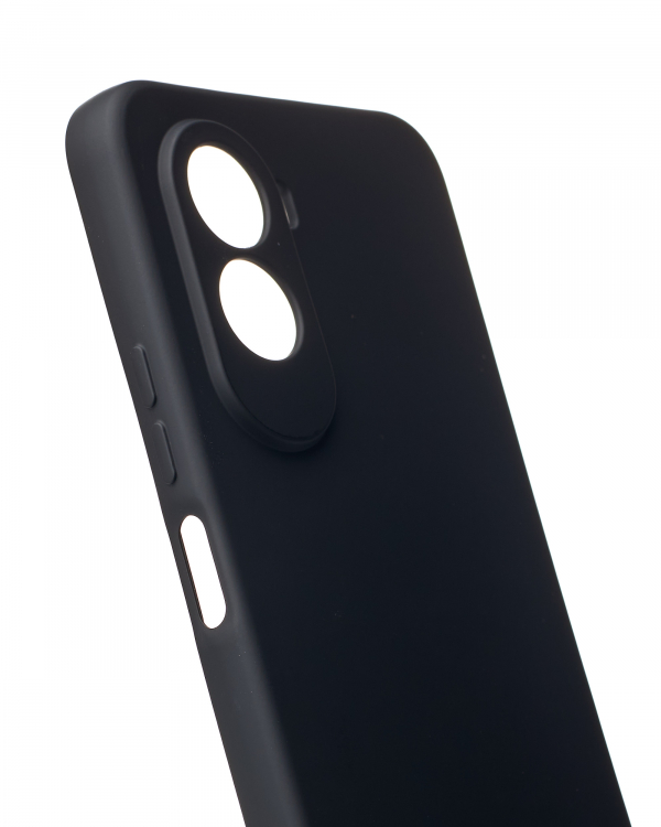 Силиконовый чехол SOFT Silicone Case для Xiaomi Poco M7 Plus 4G (без лого) черный