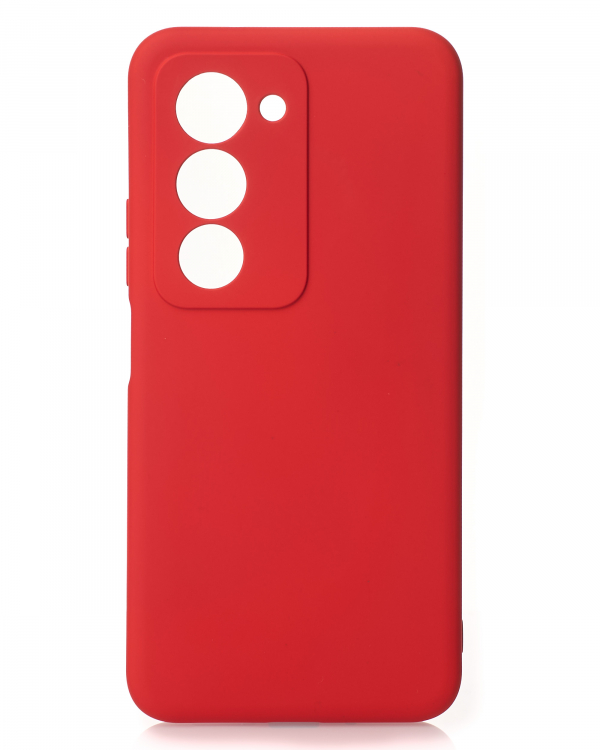 Силиконовый чехол SOFT Silicone Case для Xiaomi Redmi 15 (171 mm) (без лого) красный