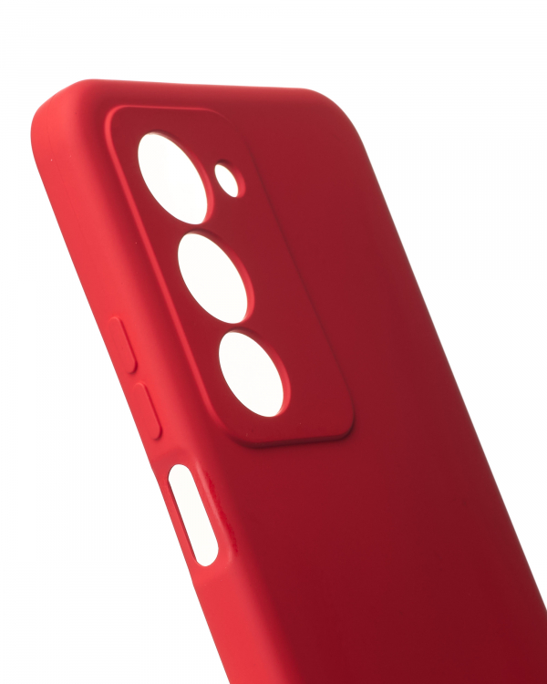 Силиконовый чехол SOFT Silicone Case для Xiaomi Redmi 15 (171 mm) (без лого) красный