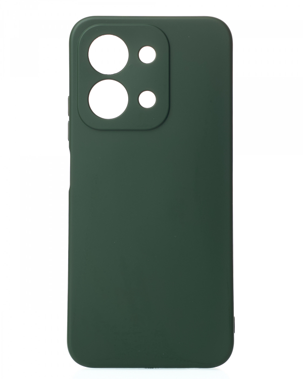 Силиконовый чехол SOFT Silicone Case для Xiaomi Redmi 15C (171 mm) (без лого) темно-зеленый